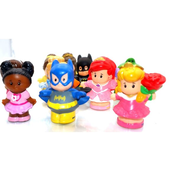 Fisher-Price Little People Princess & Superhero Figures Set Of 10 Pre School - Picture 8 of 8